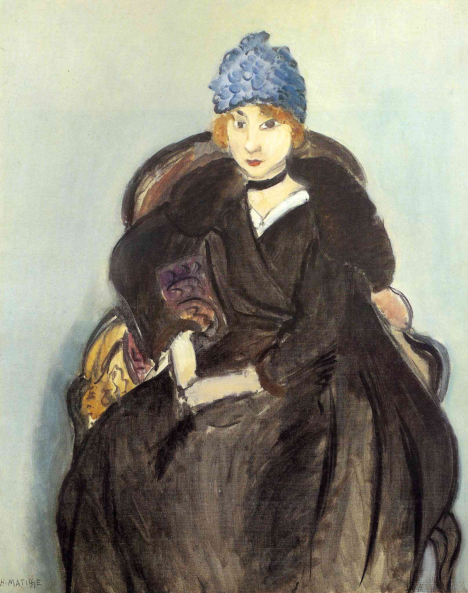 Henri Matisse - Marguerite Wearing a Hat 1918